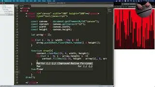 ASMR Programming - Coding Bubble Sort visualize - No Talking | Code With Thiago