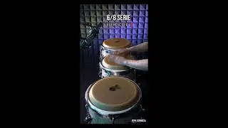 Ritmo Afro-Tres Congas ( 6/8 Serie ) # 4-Pepe Espinosa #shorts #percussion #congas