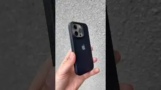 iPhone 16 Pro Natural Titanium with Black Silicone Case🖤 #shorts #trending #iphone #iphone16pro