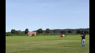 CARF GeeBee R2 approach & landing Hannes Lutzenberger no crash