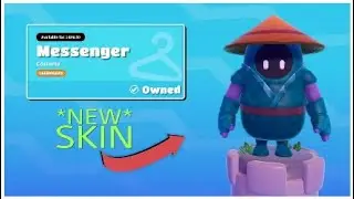 Fall Guys - The &ldquo;Messenger&rdquo; skin gameplay (Item Shop)