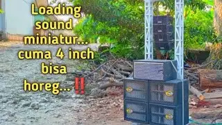 PAKET MINIATUR SUBWOOFER 4 INCH ...COCOK UNTUK RUMAHAN DAN ANAK PELAJAR