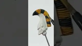 How to Paint Eldar Dire Avenger Helmet Plume