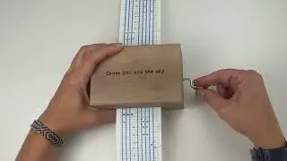 A sky full of stars. Coldplay. Custom made music box