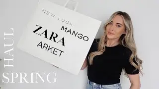 HUGE ZARA, ARKET, MANGO AND NEW LOOK SPRING HAUL! | Freya Killin