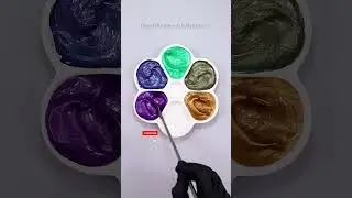 🌈 **Color Mix - Episode 88: #asmr #colormixing #satisfying #viral@x-press-recreation