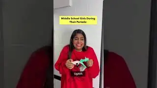 Girls During Periods: Middle School VS. High School | Anisha Dixit Shorts