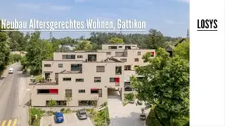 Neubau Altersgerechtes Wohnen, Gattikon - Drohnenvideo von LOSYS