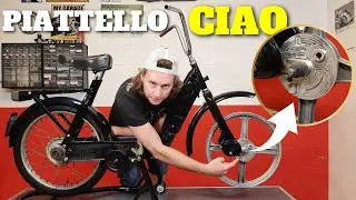 NUOVO PIATTELLO PER MONTARE I CERCHI IN LEGA SUL PIAGGIO CIAO