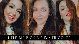 Help Me Pick My Summer Color! | NEW MAKEUP from NovaBeauty