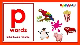 Pp Vocabulary for Kids/ Initial Sound