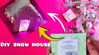 Creative DIY Snow House Craft Idea | Best Out of Waste Project