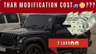 70,000 Ki Lights THAR 😱 😱  -Black Thar Full Modified 🔥 | Total Cost = OMG 😳?💰💰 🔥🇮🇳