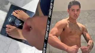 Ryan Garcia LIVE WEIGH IN - 154lbs RIPPED four weeks away from Haney fight!
