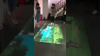DEFI new interactive floor and wall projection system supports windows and Android