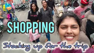 Shopping for our First Girls trip🤩/Guess the place?/very much excited for this trip/💃👯🧳