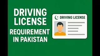 Driving License Pakistan Online