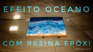 FAZENDO EFEITO MAR DE RESINA EP&Oacute;XI! SER&Aacute; QUE DEU CERTO?