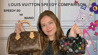 LOUIS VUITTON SPEEDY COMPARISON I 20 против NANO MURAKAMI