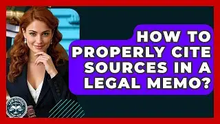 How To Properly Cite Sources In A Legal Memo? - Law School Prep Hub
