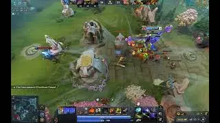 Monkey King Mid против Broodmother, геймплей Dota 2 7.39e