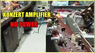 NO SOUND KONZERT AMPLIFIER REPAIR