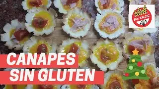 Canapés SIN GLUTEN🎄