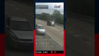 Shocking Footage Shows High-Speed Car Crash at UK Roundabout After Running Red Light | N18S
