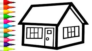 HOW To DRAW A 3D HOUSE | 3D House Drawing Easy | 3d house drawing || Draw Beautiful 3D House 🏠