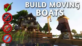 [Обучение] Строительство ДВИЖУЩЕЙСЯ рыбацкой лодки в Minecraft 🚣 &mdash; Buildstone