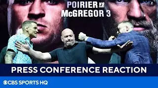 Conor McGregor vs Dustin Poirier: INSTANT REACTION to UFC 264 Press Conference | CBS Sports HQ