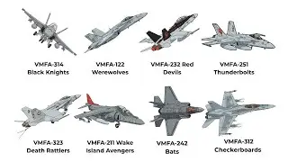 Every Marine Corps Fighter Squadron Explained