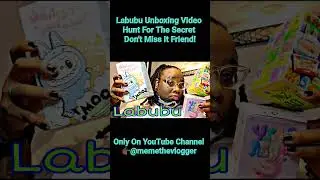 LABUBU! #popmart #labubu #unboxing #kawaii #toys #new #shorts #reaction #review #mystery #challenge
