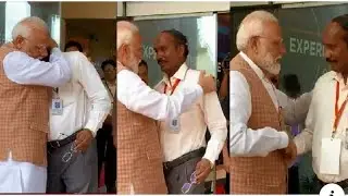 ISRO Chief Crying:Here's How PM Narendra Modi Consoled ISRO Chief K Sivan watch video