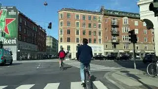 Driving In Denmark 🇩🇰, Kørsel i København, Copenhagen, Svanenmøllen, S-Tog Station, Forum,  Metro