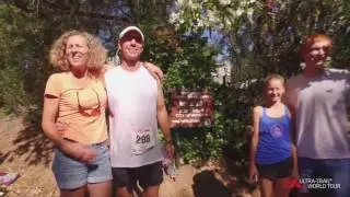 On the trail after 99 miles at WSER