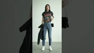 One Pair of Jeans. 4 Ways To Wear It ✨
