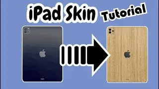 Apple iPad Skins Installation Tutorial Skin Montage Anleitung How-To-Apply | Schritt f&uuml;r Schritt