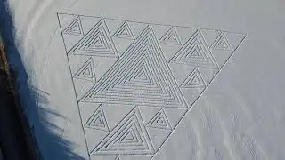 Snow Shoe Art, by Kim Asmussen.
