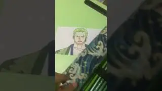 One Piece [ワンピース] - Roronoa Zoro (Drawing) #onepiece #zoro #animeart #drawing #speedart #art