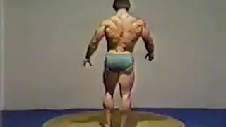 Casey Viator Posing Prep for Mr. Universe 1978