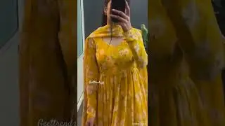 most trending frock suit design #latest #long #kurti #shorts