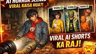 AI Se Free Fire Horror Shorts Kaise Banaye 😱 | Torch Effect + Viral Editing