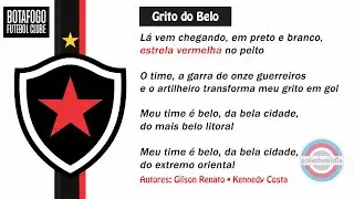 Hino ♫Grito do Belo♫  • homenagem ao Botafogo da Paraíba