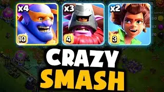This TRIPPLE TROOP SMASH is JUST CRAZY STRONG! Super Bowlers with Throwers and Root Riders are OP!
