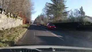 Driving through Peebles and surrounds