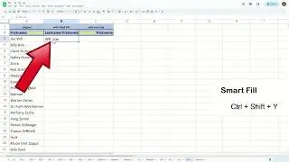 How to change first name, last name, to last name, first name in Google Sheet - Excel Tips and Trick