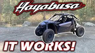 Part 7 of the Hayabusa Swapped Can Am X3: IT RUNS AND DRIVES...ish #hayabusa #canam