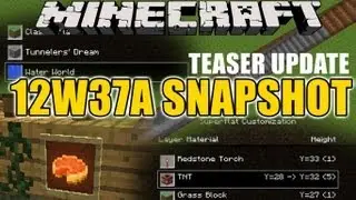 Minecraft 12W37A UPDATE SNAPSHOT NEWS - NEW SUPER FLAT WORLD HEIGHT , PIE