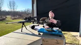 Muzzle brake testing GAP PPR rifle 6mm GT
